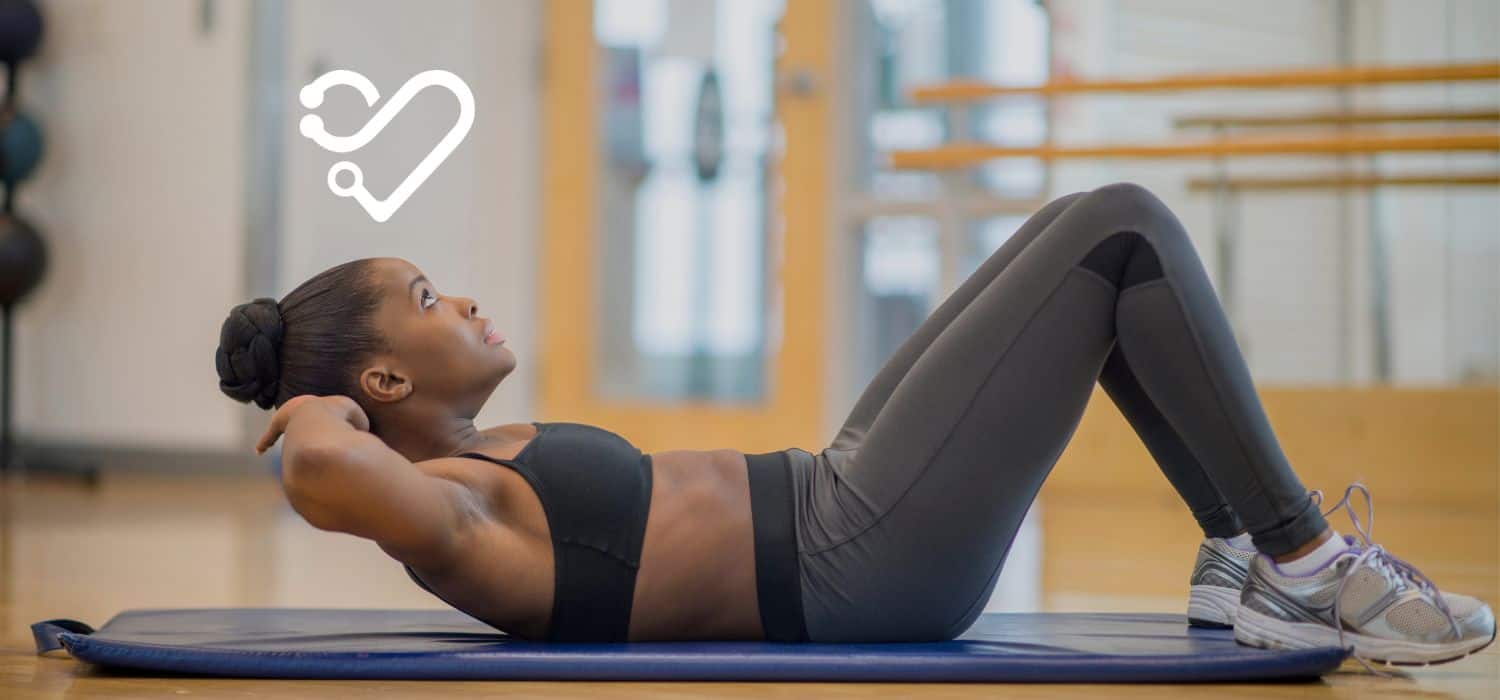 como hacer abdominales